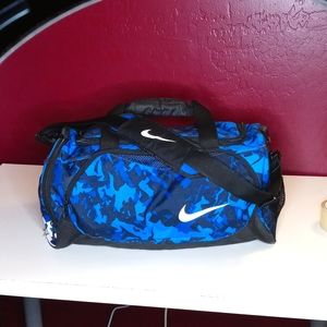 Nike Blue Camo Duffle Bag